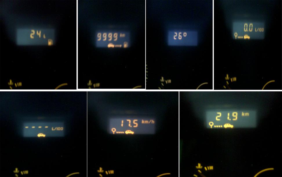 el combustible titila. la temp ok asi como loas dos ultimas funciones pero y las otras que onda?